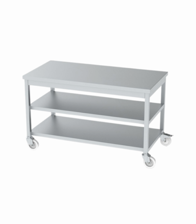 Ara raflı hareketli çalışma tezgahı, esnek ve fonksiyonel tasarım