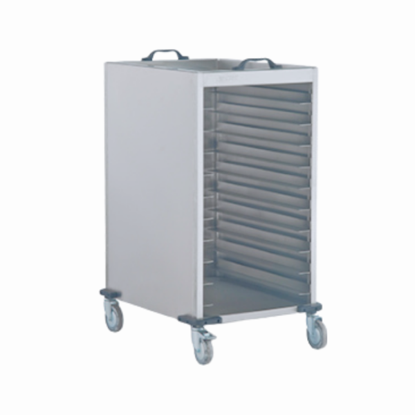 Laboratuvar Tepsisi İstif Ve Taşıma Arabası Krom Çelik