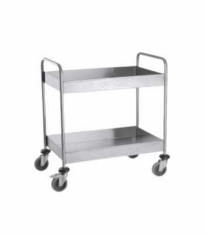 Bulaşık taşıma arabası, kolay temizlik ve taşıma için tasarlanmış