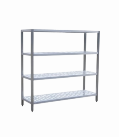Paslanmaz çelik istif rafı, ağır yük taşıma kapasitesi