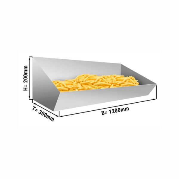 Yüksek kaliteli paslanmaz çelik patates kızartması dinlendirme haznesi