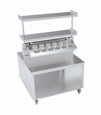 Pizza hazırlık tezgahı, endüstriyel mutfaklarda yüksek verimlilik