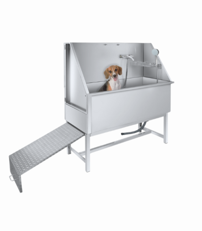 Paslanmaz çelik hayvan yıkama küveti, kolay temizlik ve kullanım