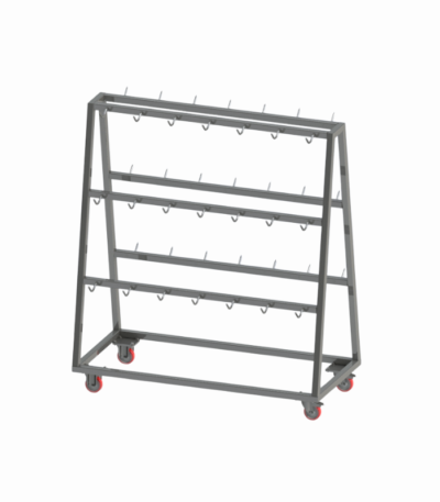 Et taşıma arabası, hijyenik ve pratik kullanım