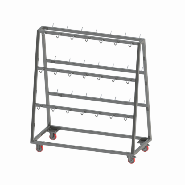 Et taşıma arabası, hijyenik ve pratik kullanım