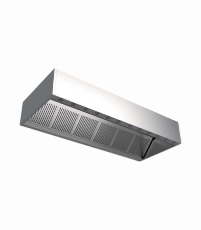 Filtreli paslanmaz davlumbaz, profesyonel mutfaklar için verimli hava temizleme sağlar