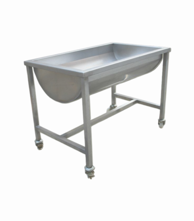 Paslanmaz hamur teknesi, mutfaklarınızda profesyonel kullanım için ideal seçenek.