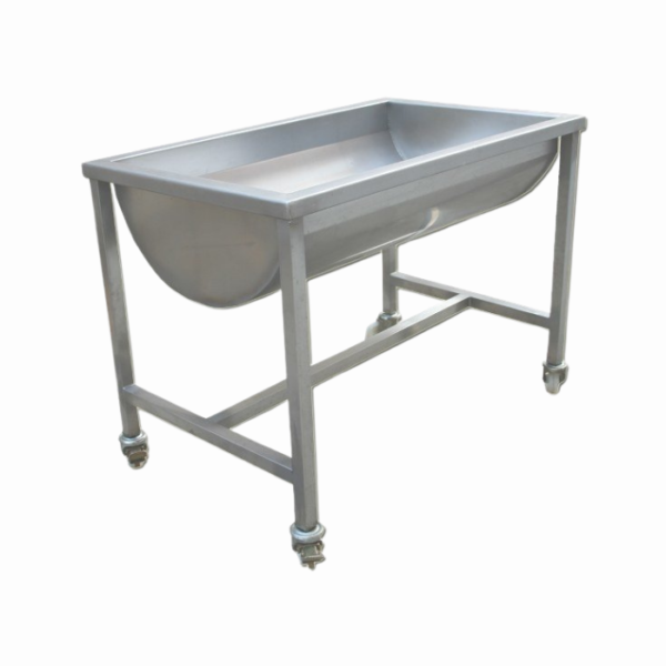 Paslanmaz hamur teknesi, mutfaklarınızda profesyonel kullanım için ideal seçenek.