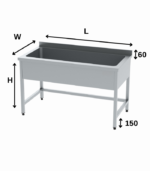 Sebze yıkama süzme tezgahı, gıda güvenliği ve hijyen için ideal, pratik ve dayanıklı bir çözümdür.
